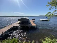Beautiful Sunset Beach Lake House on Lake Chetac