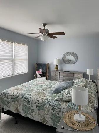 Restaurants, shopping, movie theater, beach + kayak launch in walking distance.