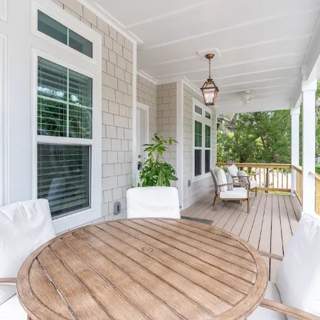 Vilano Beach Vacation Stop. 2 masters, Private Heated pool, Steps to the Beach!