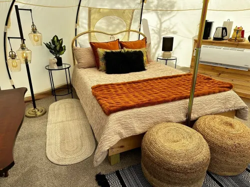Luxury Glamping in High Rolls Mountain Park, NM Stunning Views & Modern Comforts