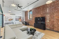 White Lily Luxe Loft nestled within the heart of Knoxville's Old City.
