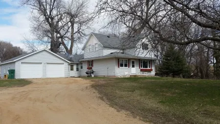 Year-round rental house across from the entrance to Big Stone Lake State Park