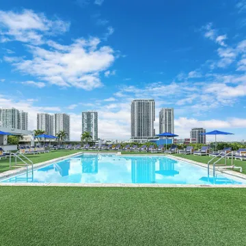 邁阿密市區希爾頓飯店 邁阿密碼頭附近的飯店