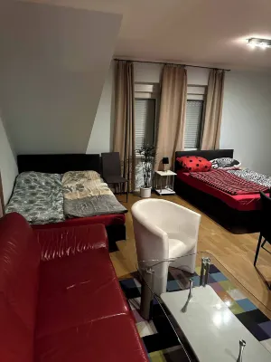 Large apartment for 3-10 people near Halle and Leipzig Hotels in Landsberg
