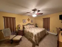 Our Happy Place is located in the gated community of Holly Lake Ranch.
