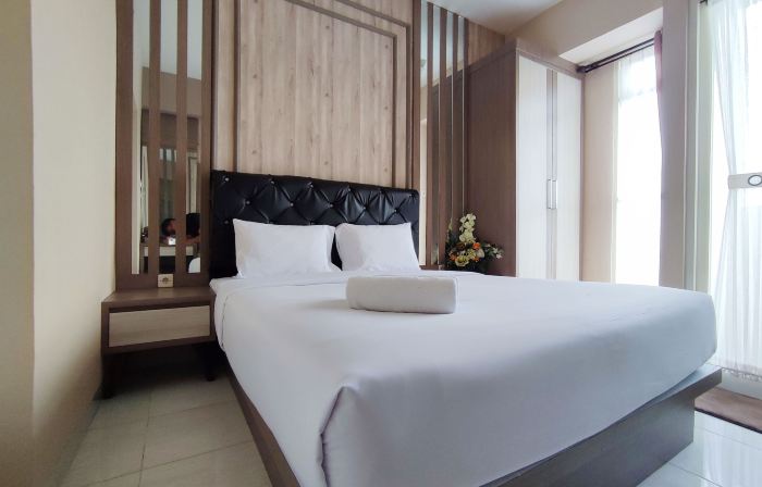 Comfortable and Modern 1Br Without Living Room at Amartha View Apartment