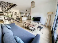 Villa Bois 110m2 Dans Village de Vacances Bassin Darcachon Proche des Plages