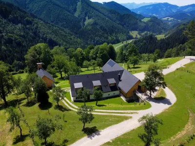 Landhaus Oberstreinriegl Hotels in der Nähe von Bahnhof Aschach/Steyr Steyrtalmuseumsbahn