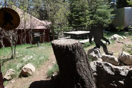 Bigfoot's Bunkhouse! Cozy Cabin, Cool Breeze Dogs Welcome! 45 min to white sands