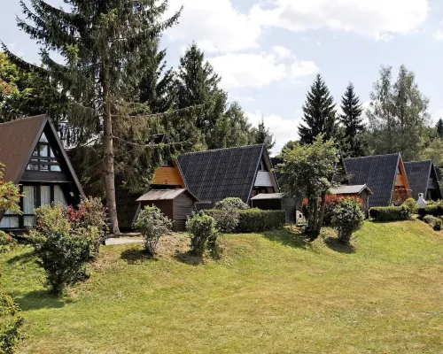 Wooden Chalet with Terrace Near Swimming Lake Hotels in Waldkirchen