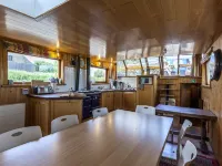 Cushy Boat in Merkem with Terrace Hotels in Houthulst