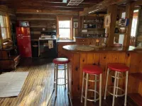 Magical Log Cabin, Streams in Private Yard, 4 Bedrooms, Pet Friendly, WiFi