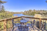Near Lake + Trails: Rustic Newland Cabin w/ Deck!