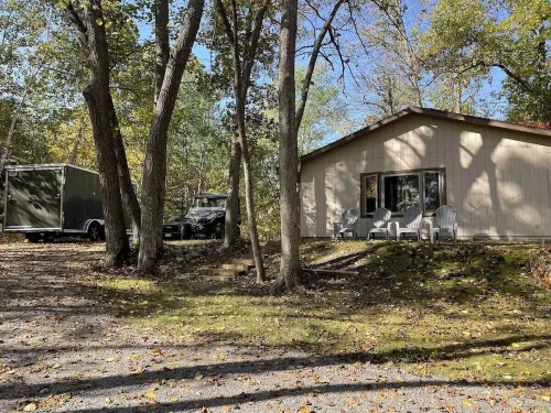 Emily Channel Cabin on the water with ATV trail access from your doorstep!