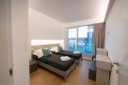 The terrace on the sea-front-parking area-90sqm