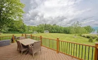 Lakeside Retreat with Guest Cottage on 5+ Acres