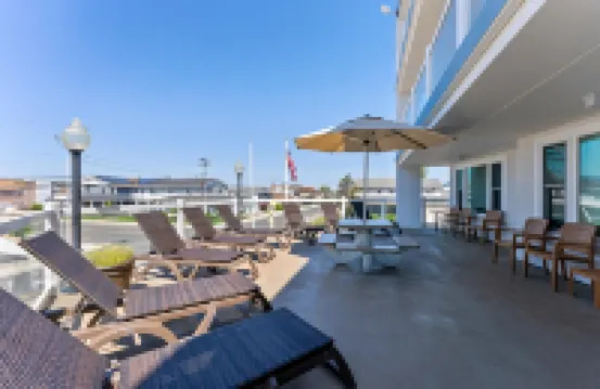 Inviting Balcony and Relaxing Pool - Beautiful Oceanfront Haven Hotels in Wildwood Crest