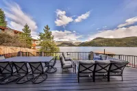 Spacious Mountain Modern Lux Lakefront Home. Private dock, Hot Tub, Bunk Room!