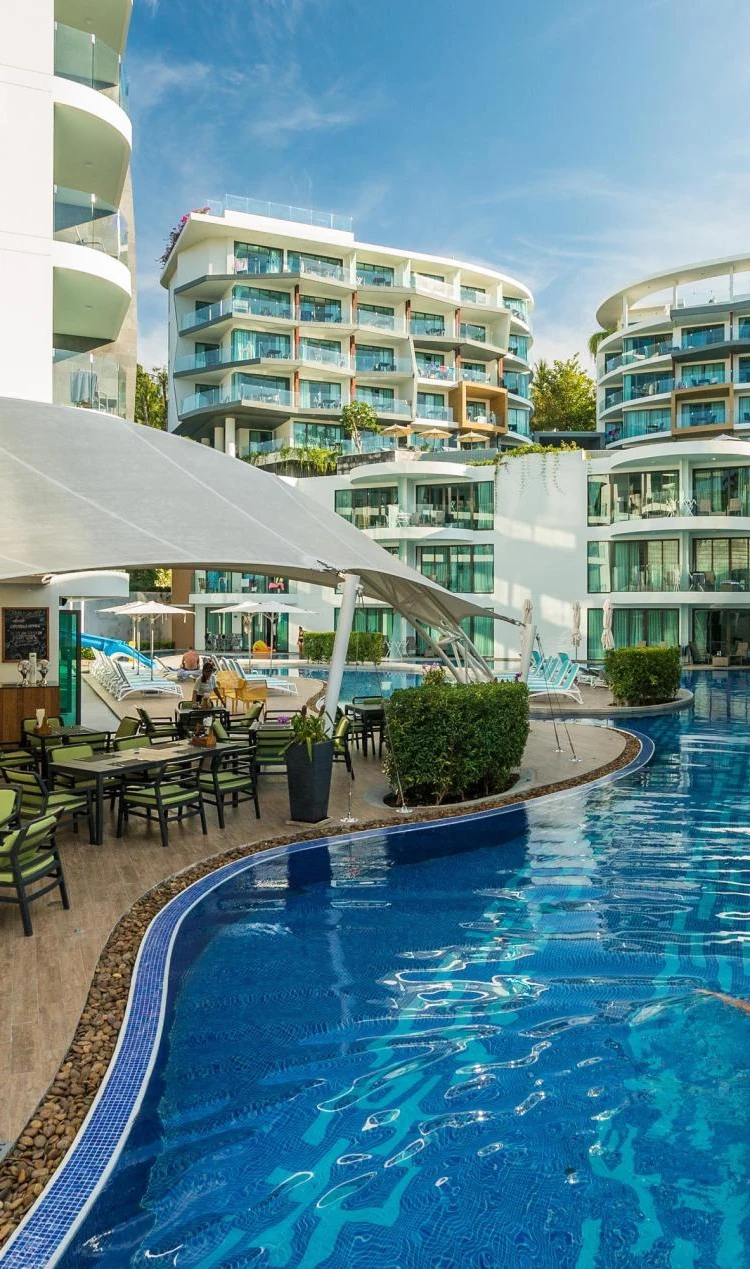 รูปภาพของModern studio with pool access at Twin Sands