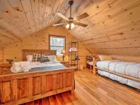 Hot Tub: 'Little Bear's Pond' Broken Bow Cabin Hotels in Broken Bow