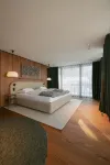 New Hotel Kristberg in Lech with Spa, Outdoor Pool and View - balcony