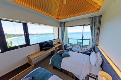 エグゼクティブ ツインルーム ベストウェスタン沖縄幸喜ビーチの写真