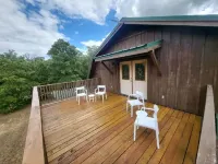 Spacious log cabin for country getaway