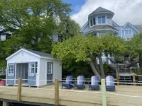 Historic Oceanfront Home with Private Dock and Boat House. Walkable to Town.