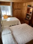 Hubbard Lake Sunset Hideaway, large lakefront property.