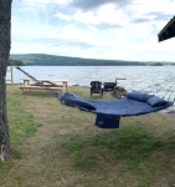 Railway camp on Moosehead Lake