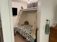 Cozy house, 3 miles from SAFB! Pet friendly with an outdoor seating area.