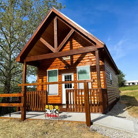 Cabin on Dairy Farm - Near Ark - Feed Grain to Calves and Goats