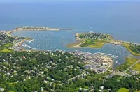 Beachfront Scituate Harbor view home short walk to downtown cafes & Lighthouse
