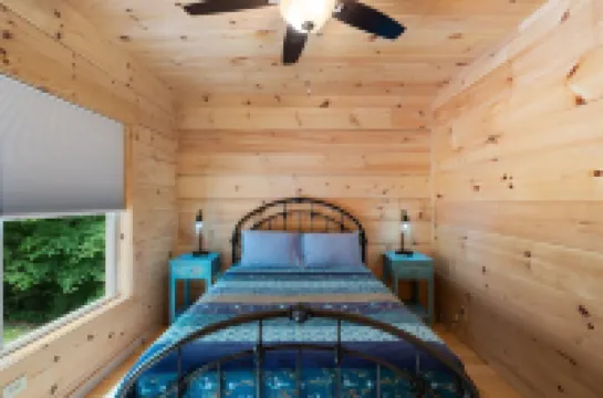 Gorgeous CABIN! Huge Deck, Mountain Views,12 min to Dwtn AVL!!!