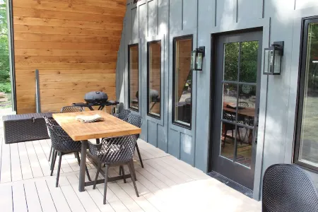 New Custom A-Frame in Swinging Bridge Lake Community