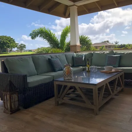 Beautiful & Spacious upstairs Apt in Poipu Beach Estates! One Bedroom with A/C!
