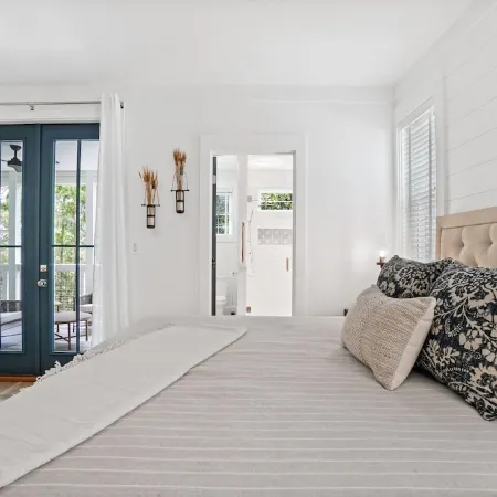 30A Blue 3Br-3BA -3 Min Walk to Public Beach-Golf Cart Option-Pool