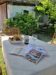 Apartment with View of the Tuscan Coast and Garden