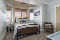 The "Big House" with.. Indoor Basketball, Trampoline and Play set, Theater Room