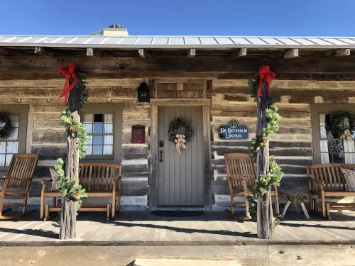 Log cabin located just 8 minutes from Main Street on Private Gated Ranch