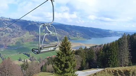 FeWo "Löwenzahn", Oberstaufen Отели в г. Оберштауфен