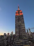 Skyline Views from a Luxe High Rise in NYC