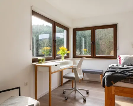 Modernes Split-Level Haus Nahe am Hennesee Hotels in Meschede