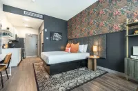 Floor-to-Ceiling Windows and Full Kitchen - Moody Chic Retreat