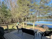 Tranquil 2 Bedroom Getaway on Private Lake Hotels in Packwaukee