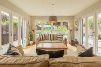 Luxury cottage with garden and parking in the heart of the village.  Sleeps 8.