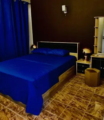 Upscale apartment on white long beach
