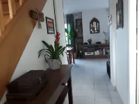 House with garden 5 minutes walk from the beach