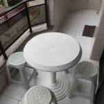 Cozy apartment 3 minutes from Praia Grande for up to 8 people