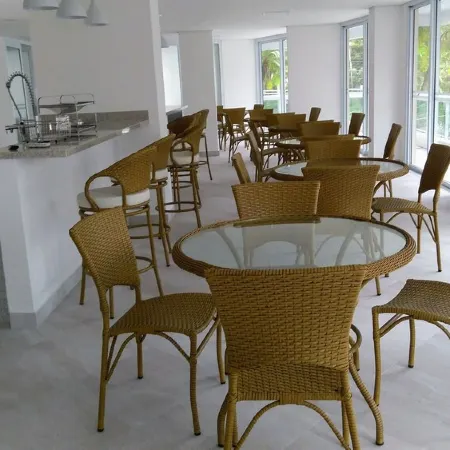 Riviera de São Lourenço frente ao mar, 1 suite, 2 dorm, 2 piscinas aquecidas.